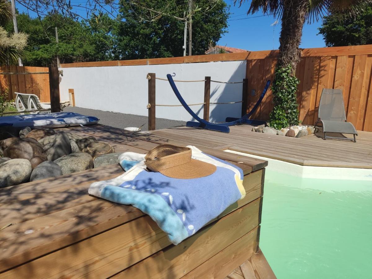 Chambre Independante Avec Piscine Gujan-Mestras Exteriör bild